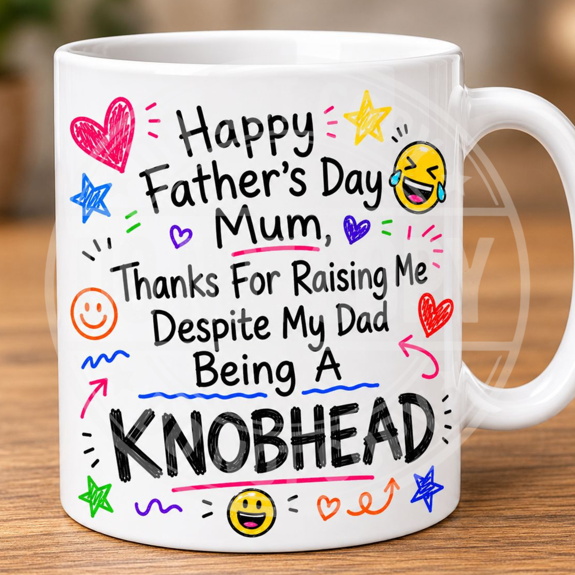 FATHERS DAY MUG - FOR MUM - KNOBHEAD