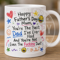 FATHERS DAY MUG - FOR MUM - BEST DAD