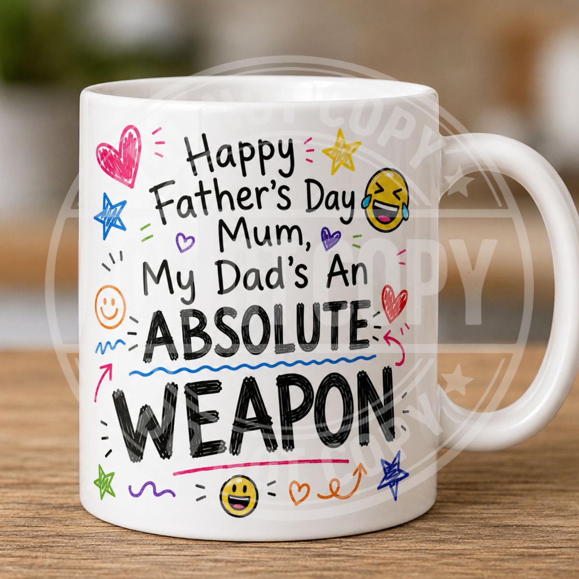 FATHERS DAY MUG - FOR MUM - WEAPON