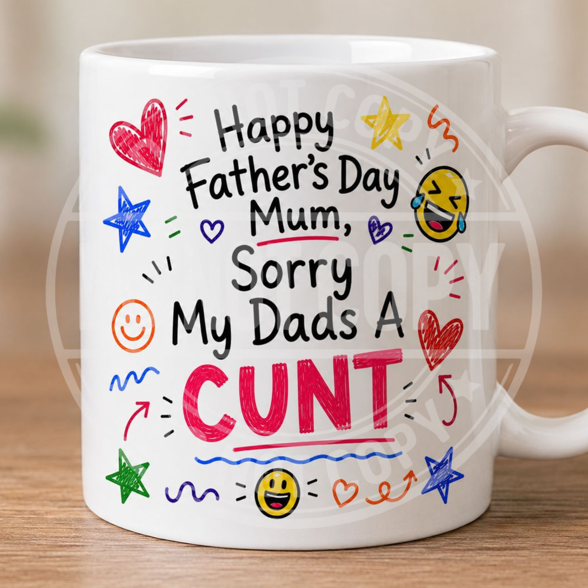 FATHERS DAY MUG - FOR MUM - CUNT