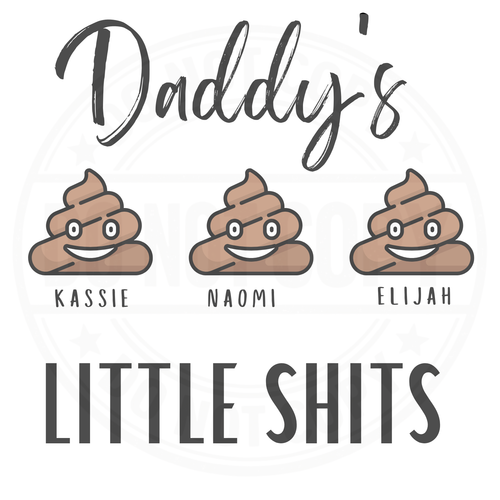 FATHERS DAY MUG - DADDYS LITTLE SHITS