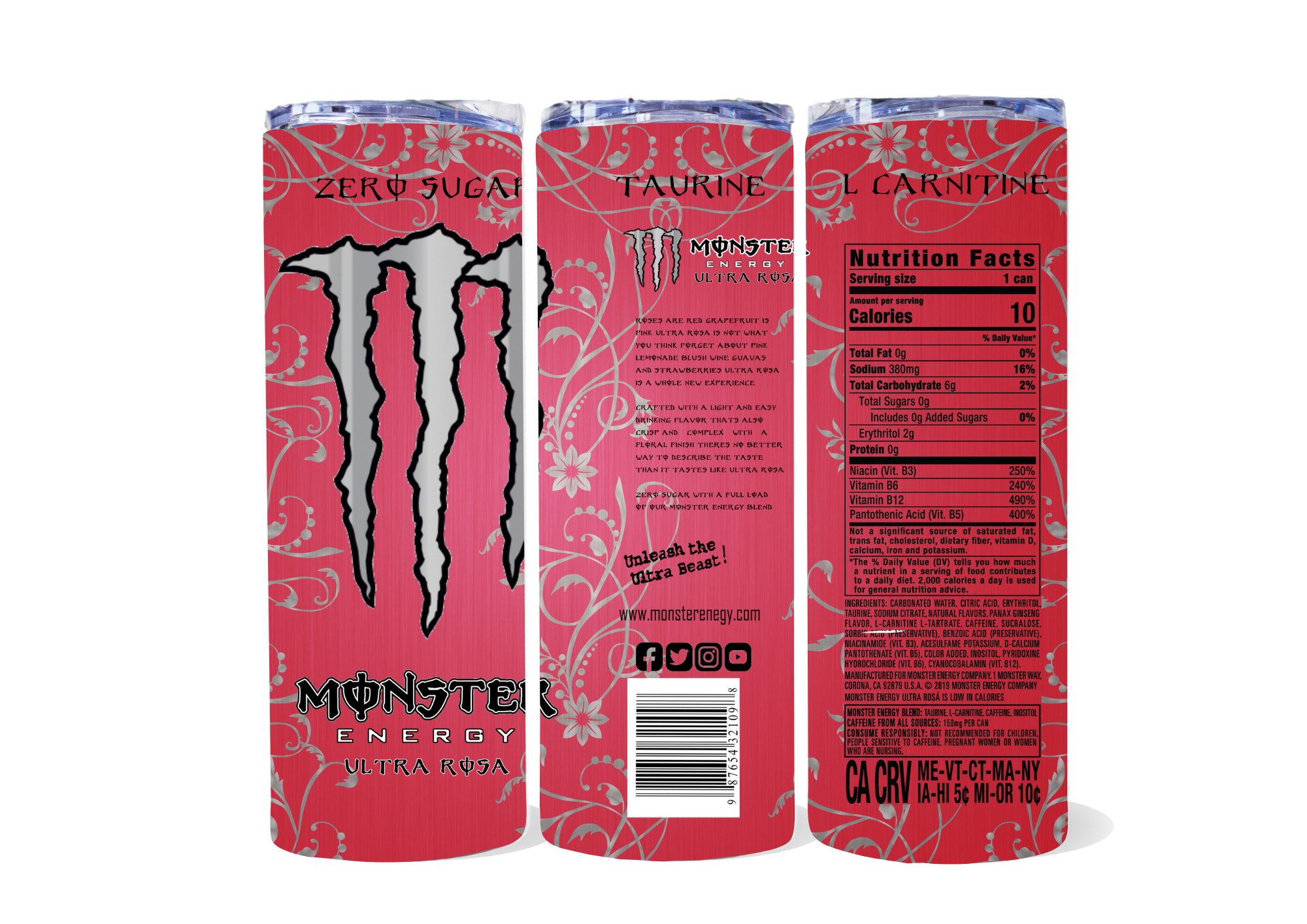 MONSTER ENERGY PINK