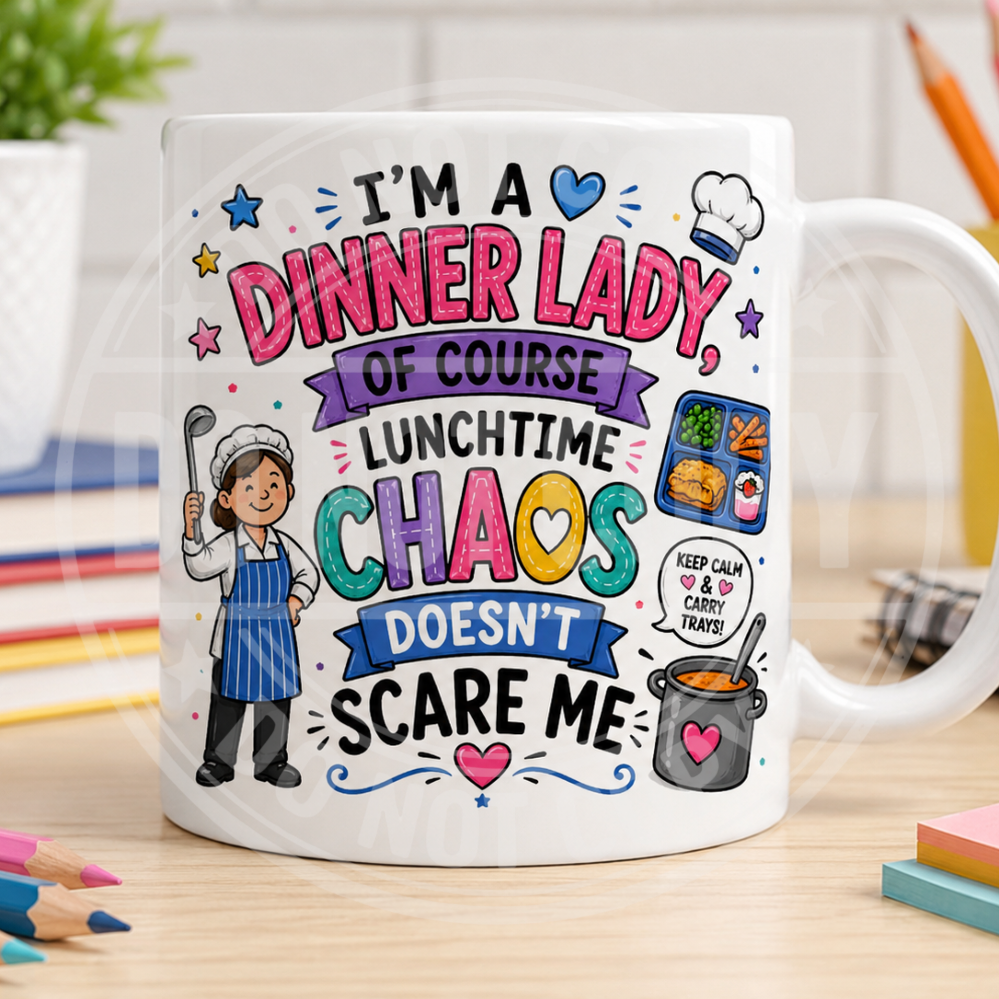 TEACHER MUG - DINNER LADY