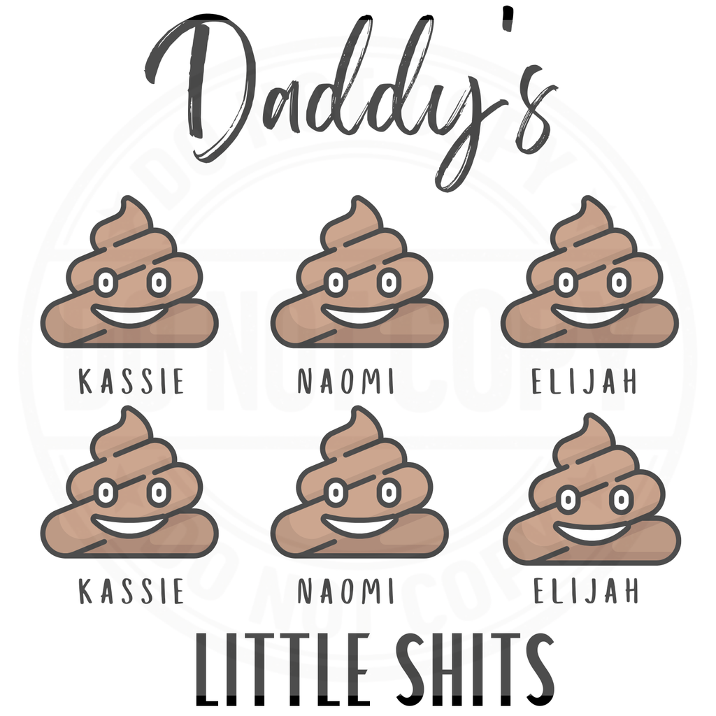 FATHERS DAY MUG - DADDYS LITTLE SHITS
