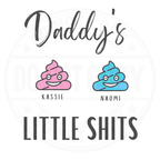 Daddy's Little Shits funny Father's Day mug design 4