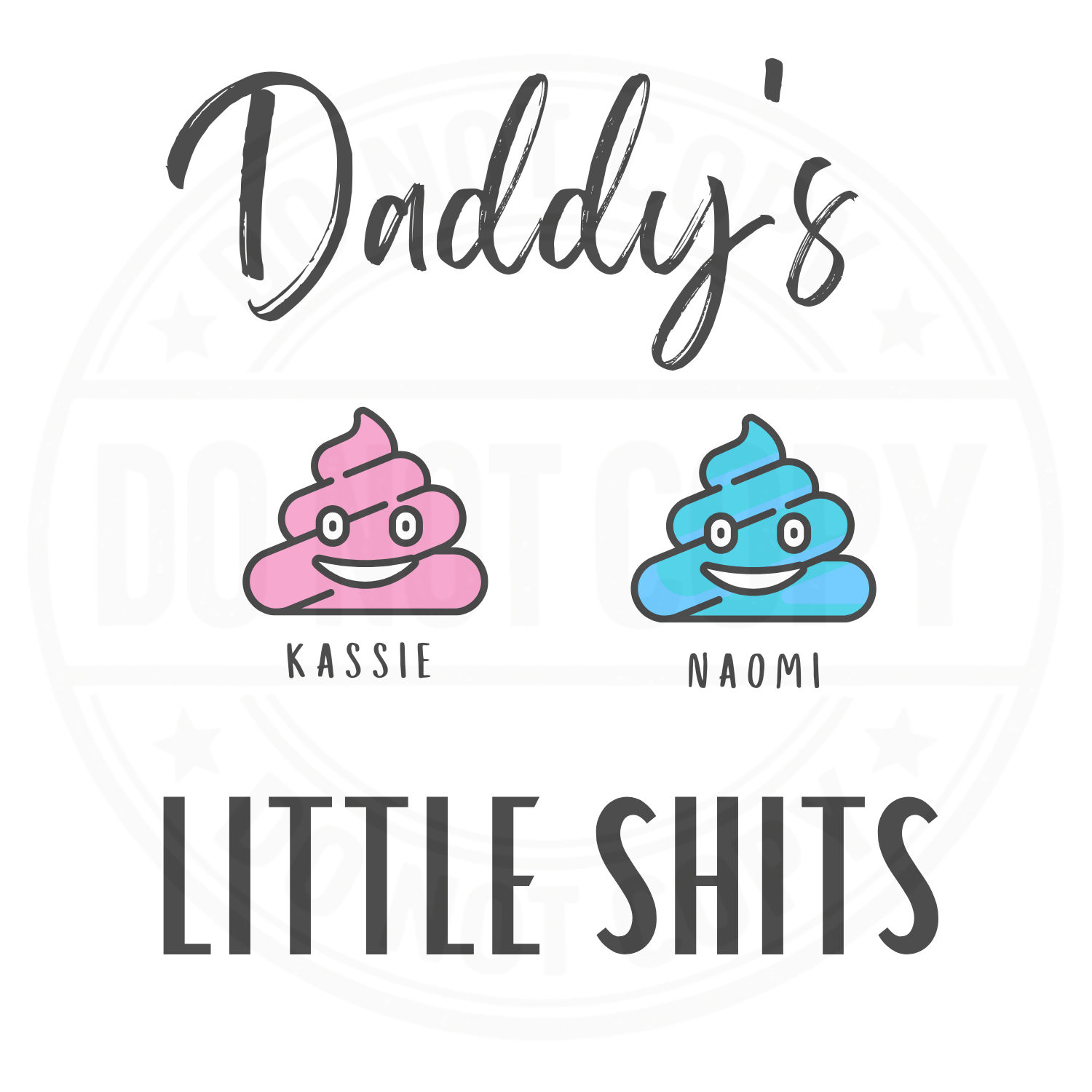FATHERS DAY MUG - DADDYS LITTLE SHITS
