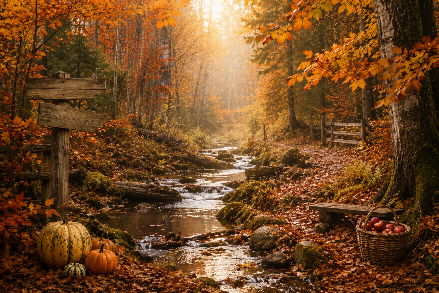 Autumn themed fragrance stickers design 9