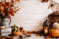 Autumn themed fragrance stickers design 6