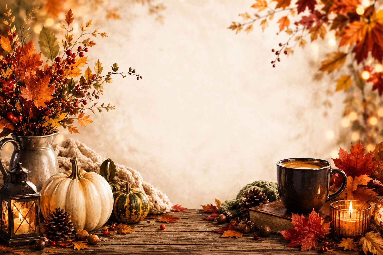 Autumn themed fragrance stickers design 5