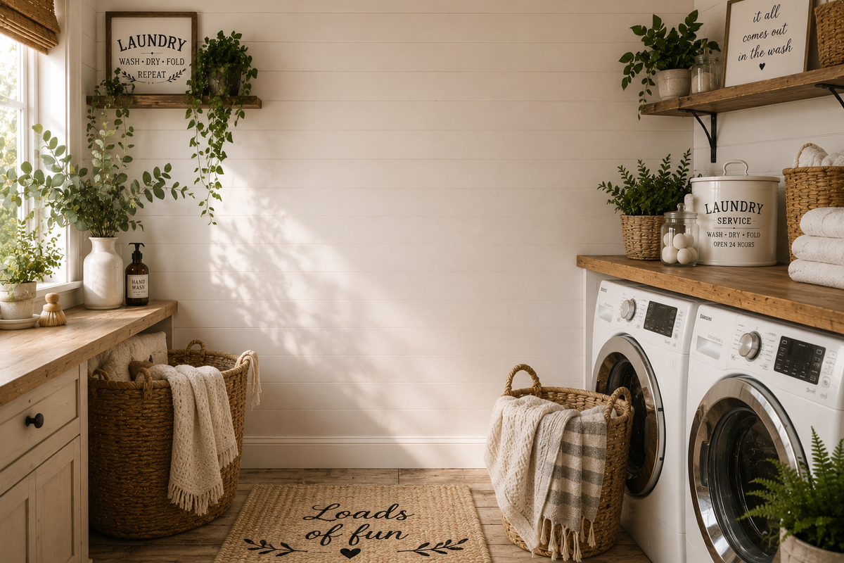 Laundry themed fragrance stickers design 6