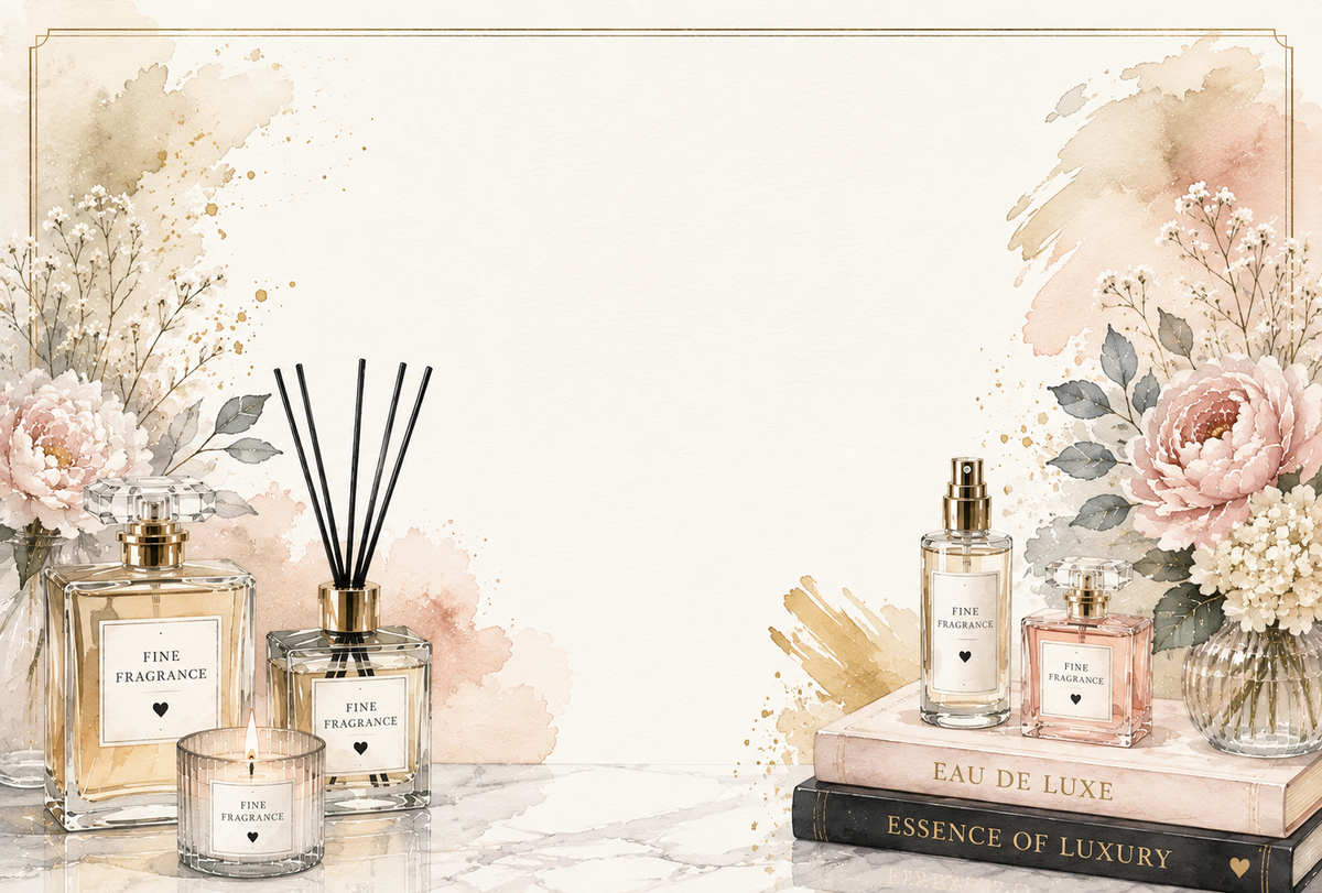 Perfume themed fragrance stickers design 4