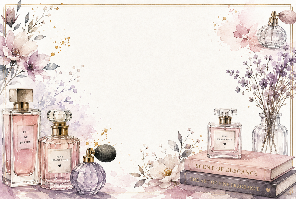 Perfume themed fragrance stickers design 3