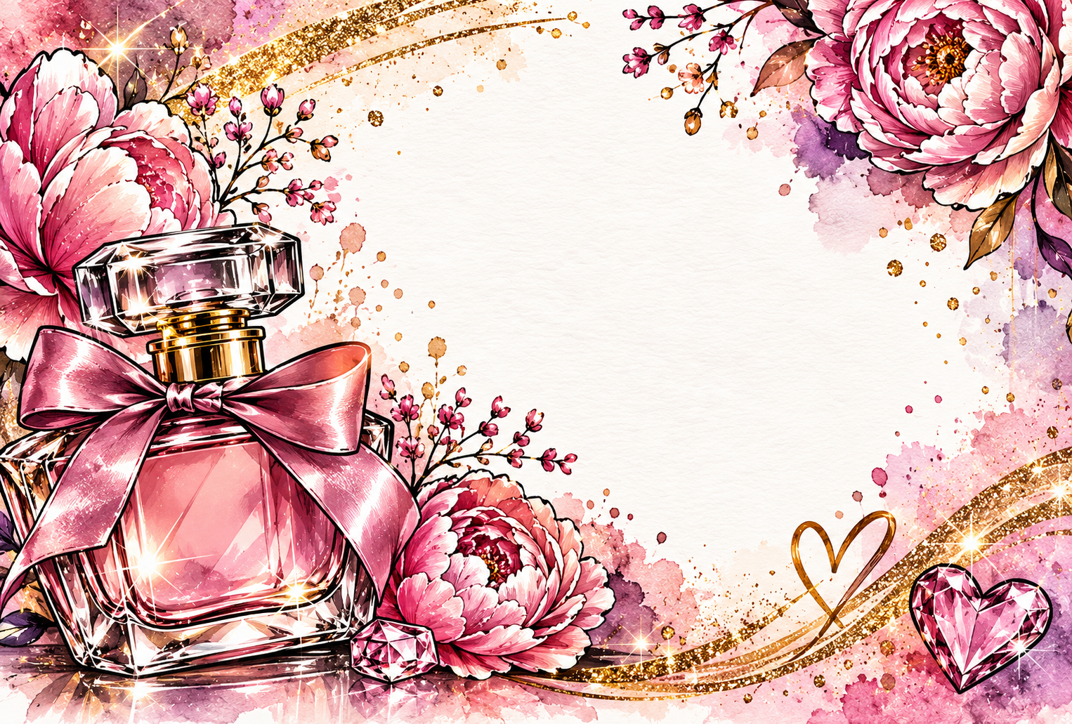 Perfume themed fragrance stickers design 2