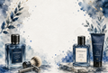 Aftershave themed fragrance stickers design 6