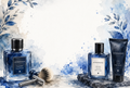 Aftershave themed fragrance stickers design 5