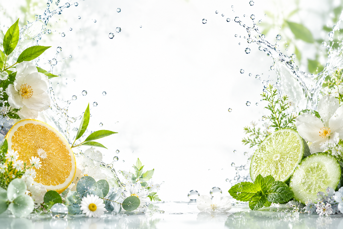 Fresh and clean themed fragrance stickers design 8
