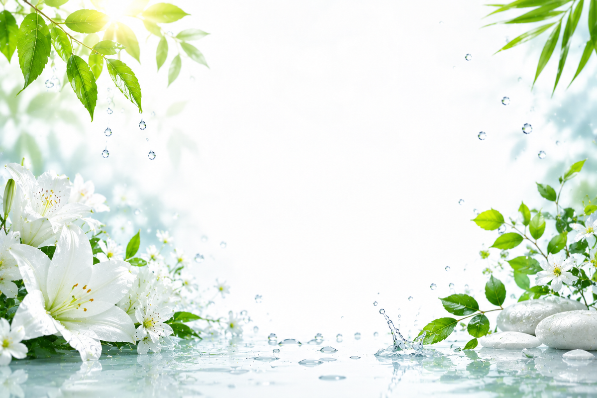 Fresh and clean themed fragrance stickers design 5