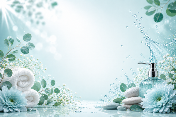 Fresh and clean themed fragrance stickers design 1