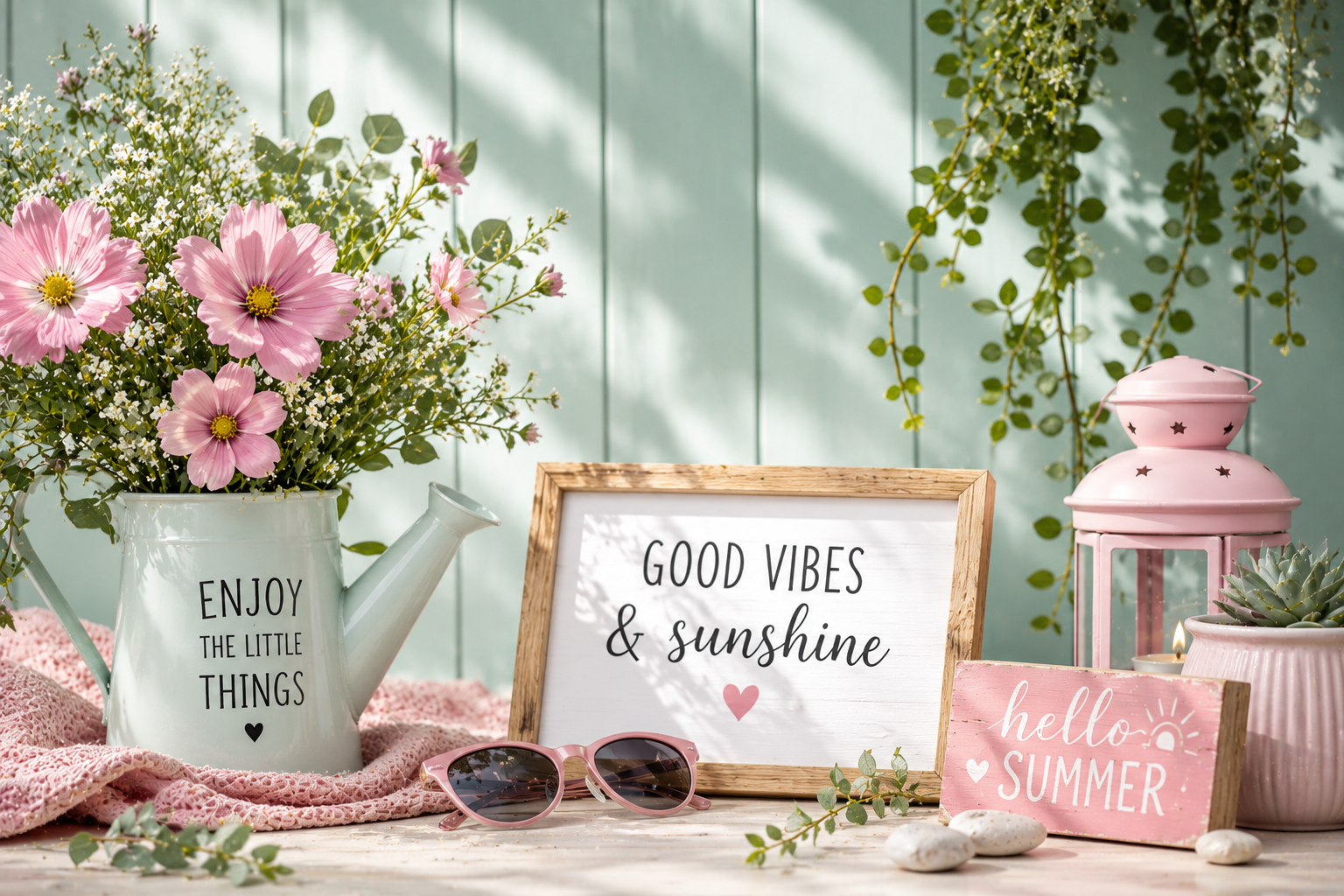 Summer themed fragrance stickers design 4