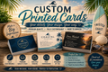 CUSTOM PRINTED CARDS 50pk