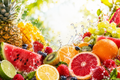 Fruity themed fragrance stickers design 2