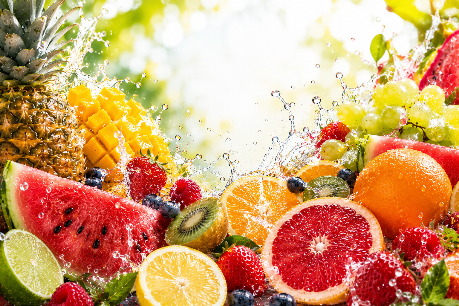 Fruity themed fragrance stickers design 2