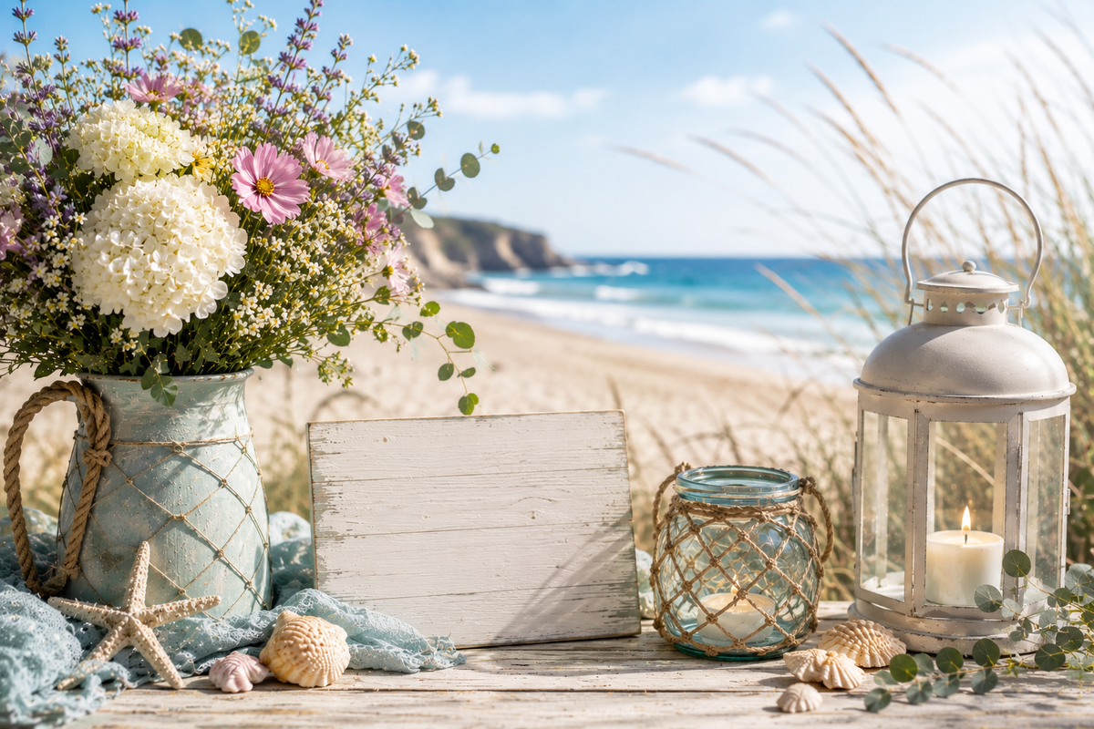 Summer themed fragrance stickers design 8