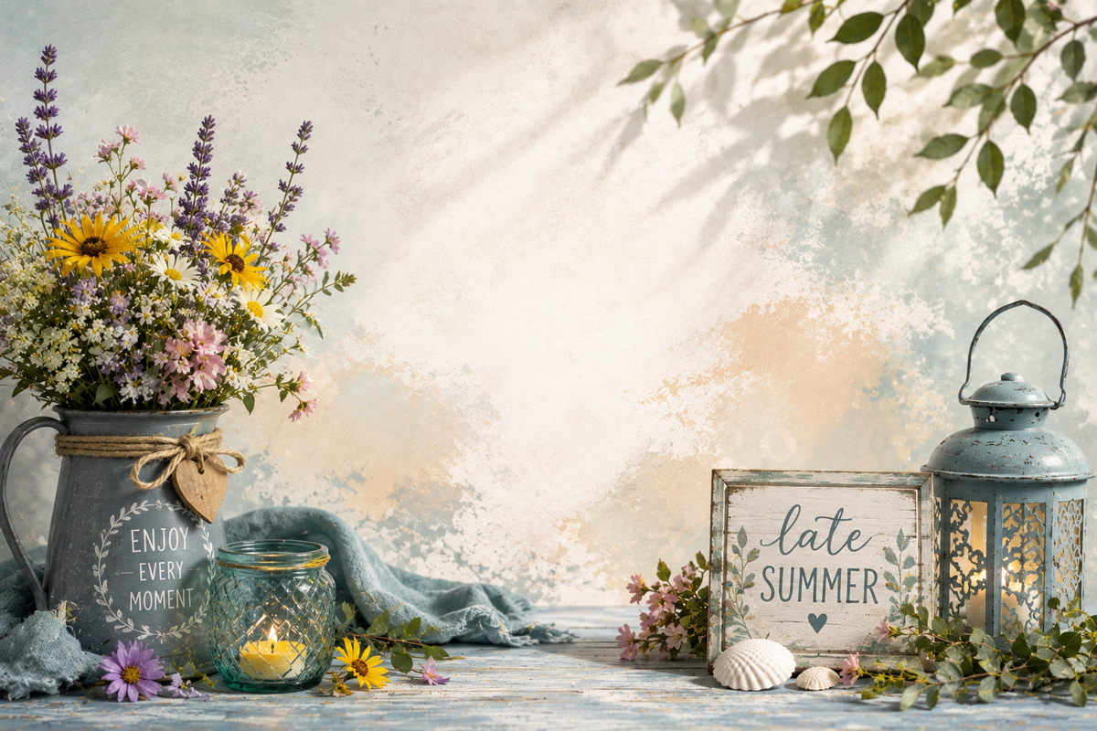 Summer themed fragrance stickers design 10