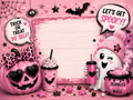 Halloween themed fragrance stickers design 10