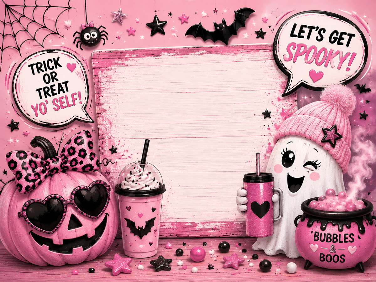 Halloween themed fragrance stickers design 10