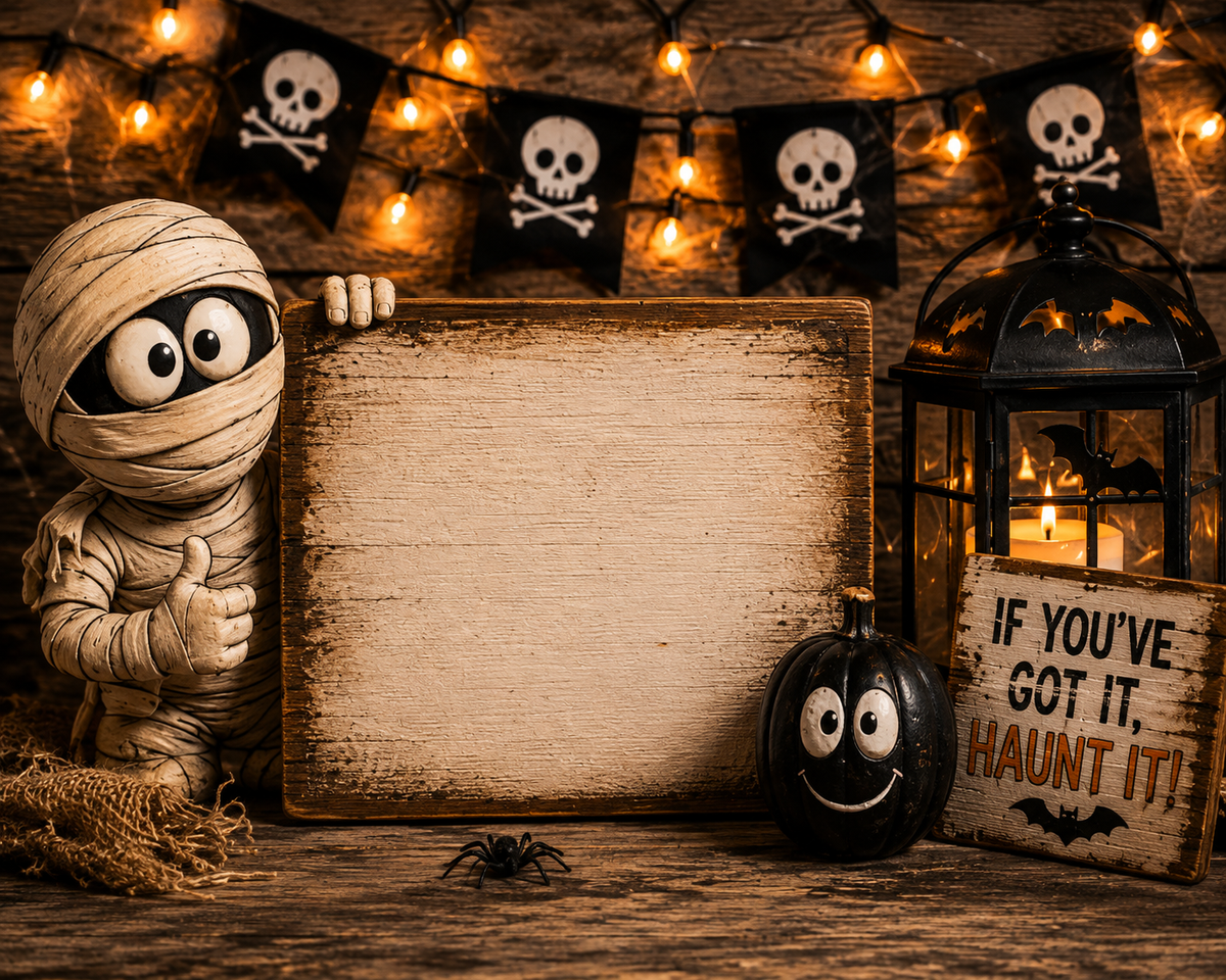 Halloween themed fragrance stickers design 2