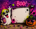 Halloween themed fragrance stickers design 5