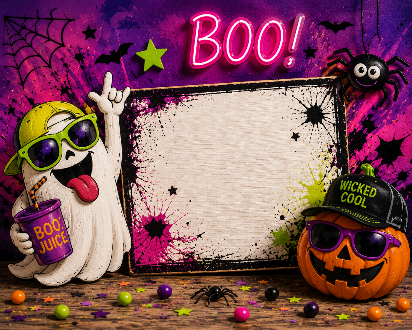 Halloween themed fragrance stickers design 5