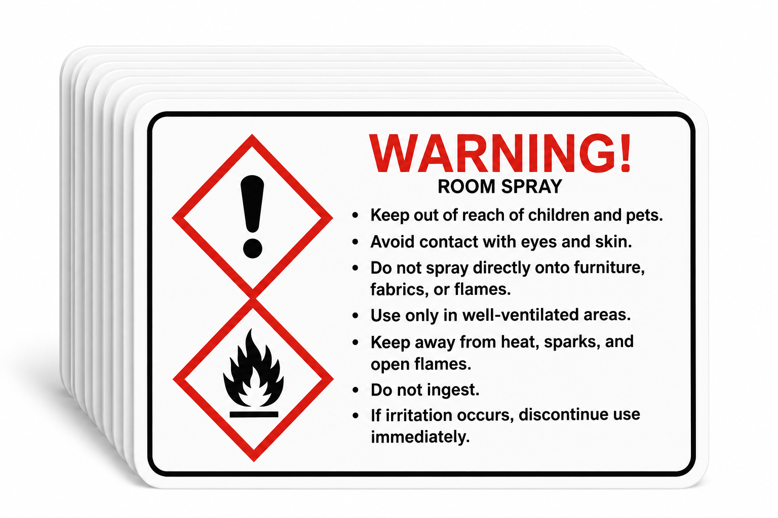 SAFETY CARDS PK 10