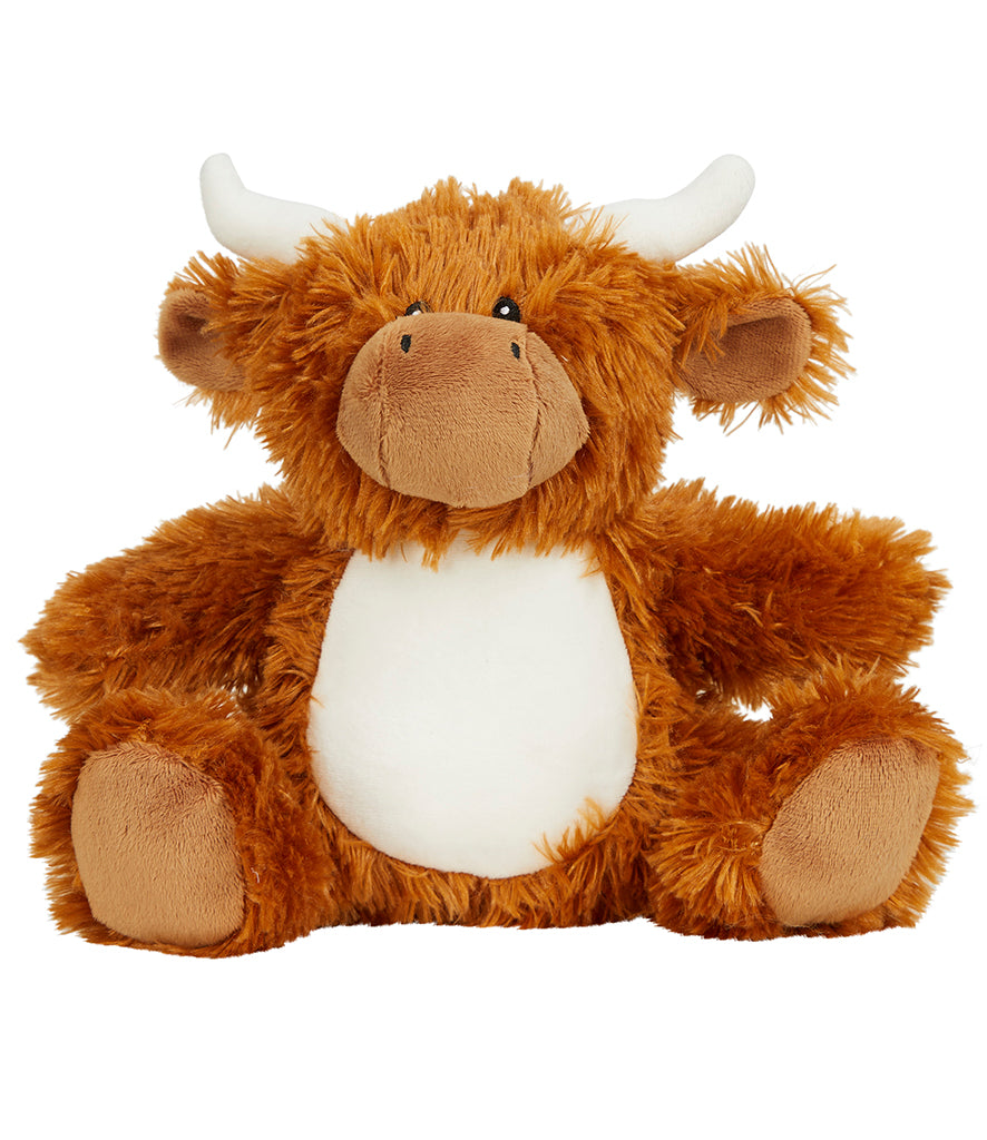 Personalised Printed Memory Bears - HIGHLAND COW