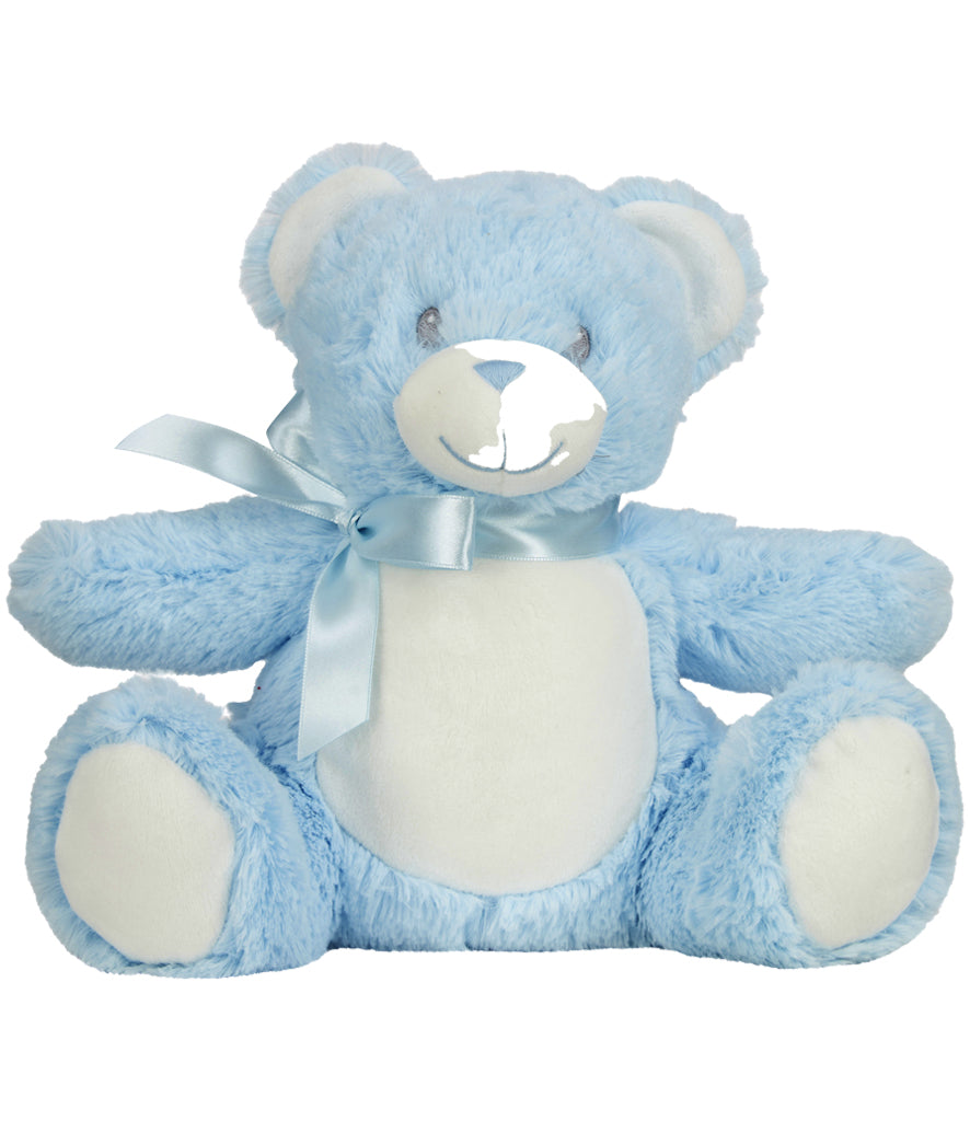 Personalised Printed Memory Bears - BLUE TEDDY