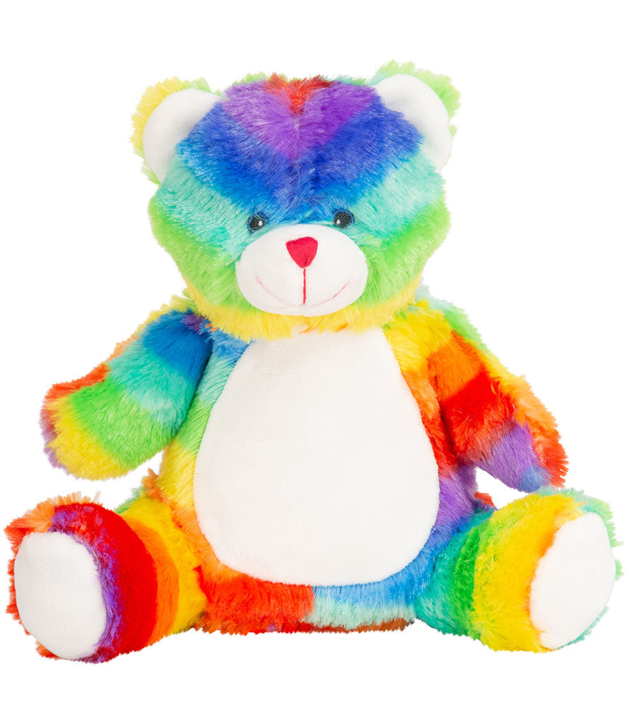 Personalised Printed Memory Bears - RAINBOW BEAR