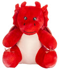 Personalised Printed Memory Bears - RED DRAGON