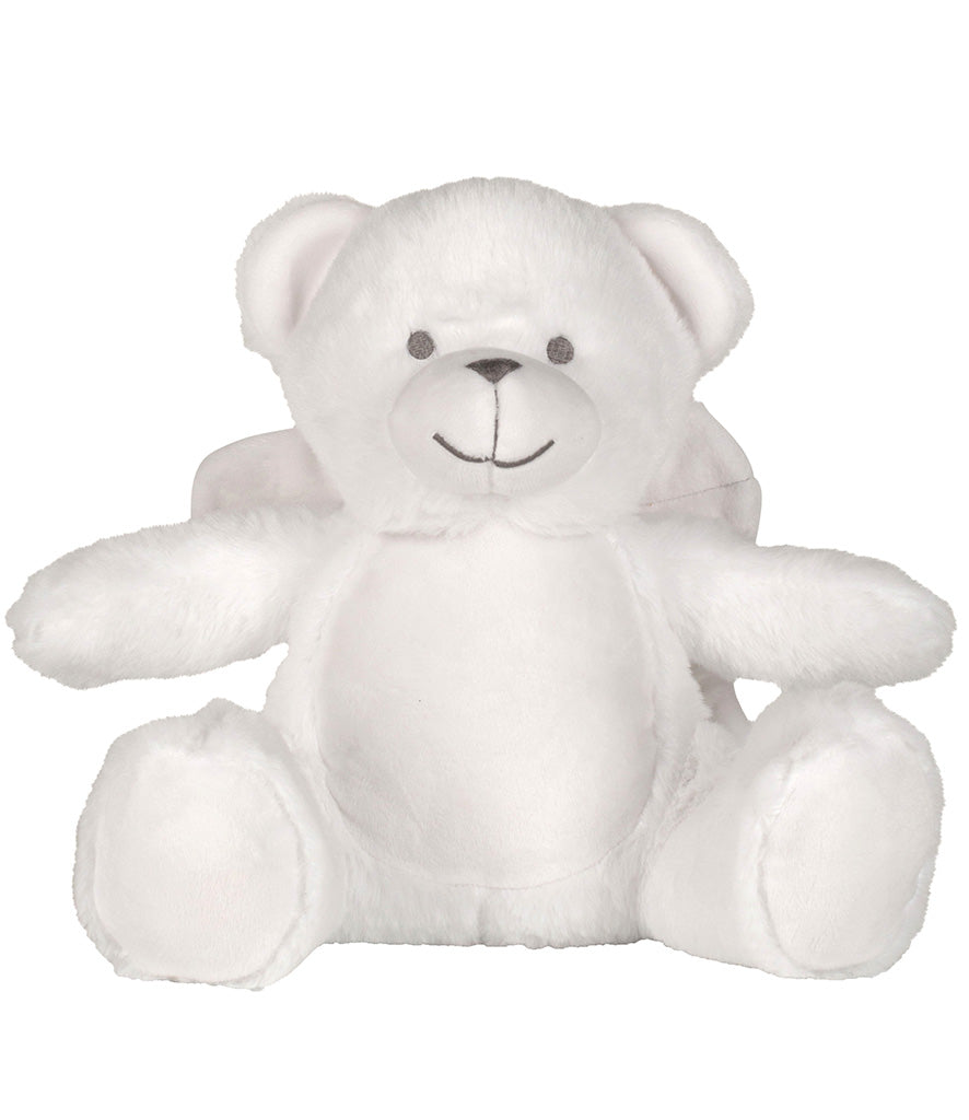 Personalised Printed Memory Bears - WHITE ANGEL BEAR
