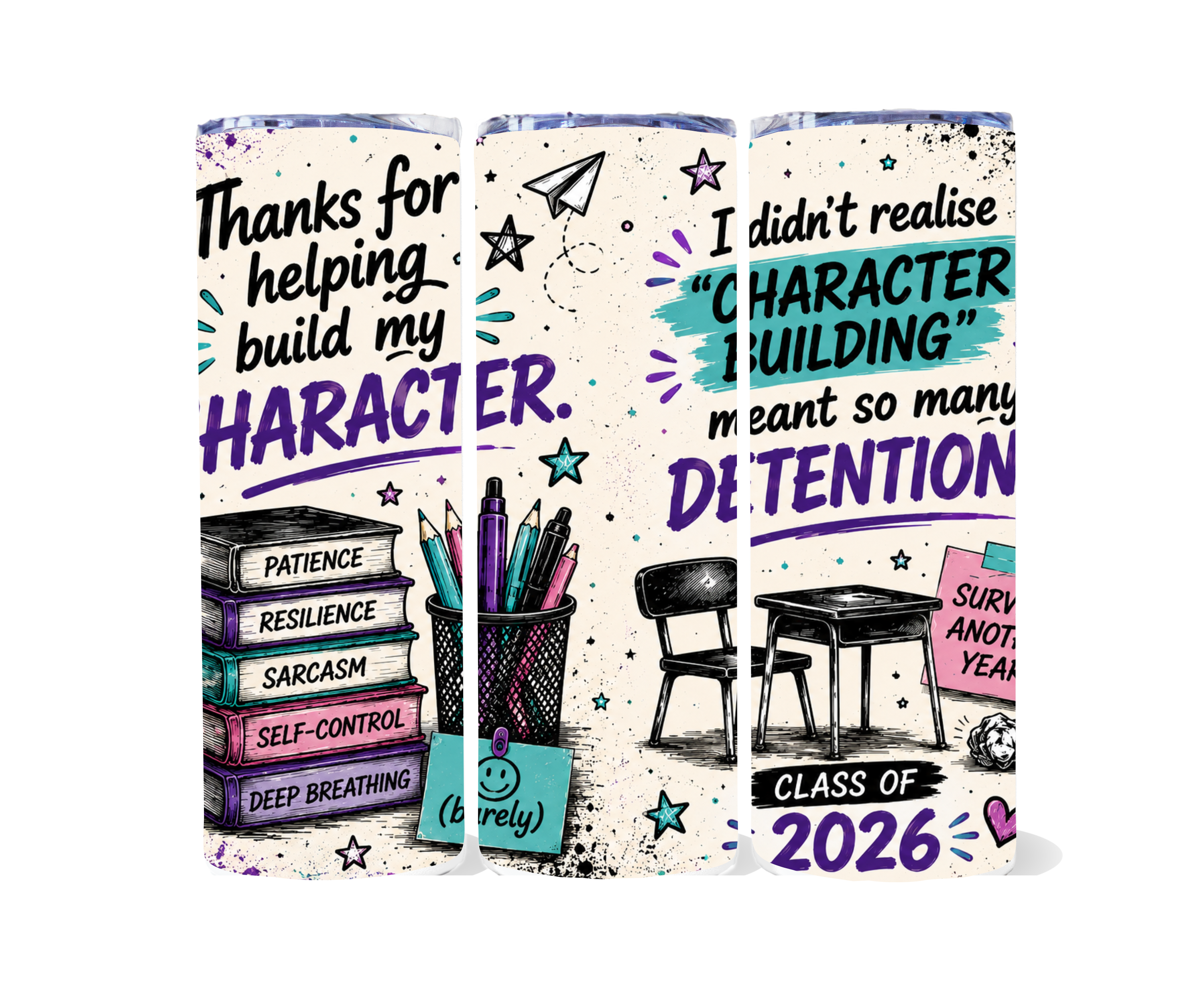 TEACHER TUMBLER - CHARACTER BUILDING