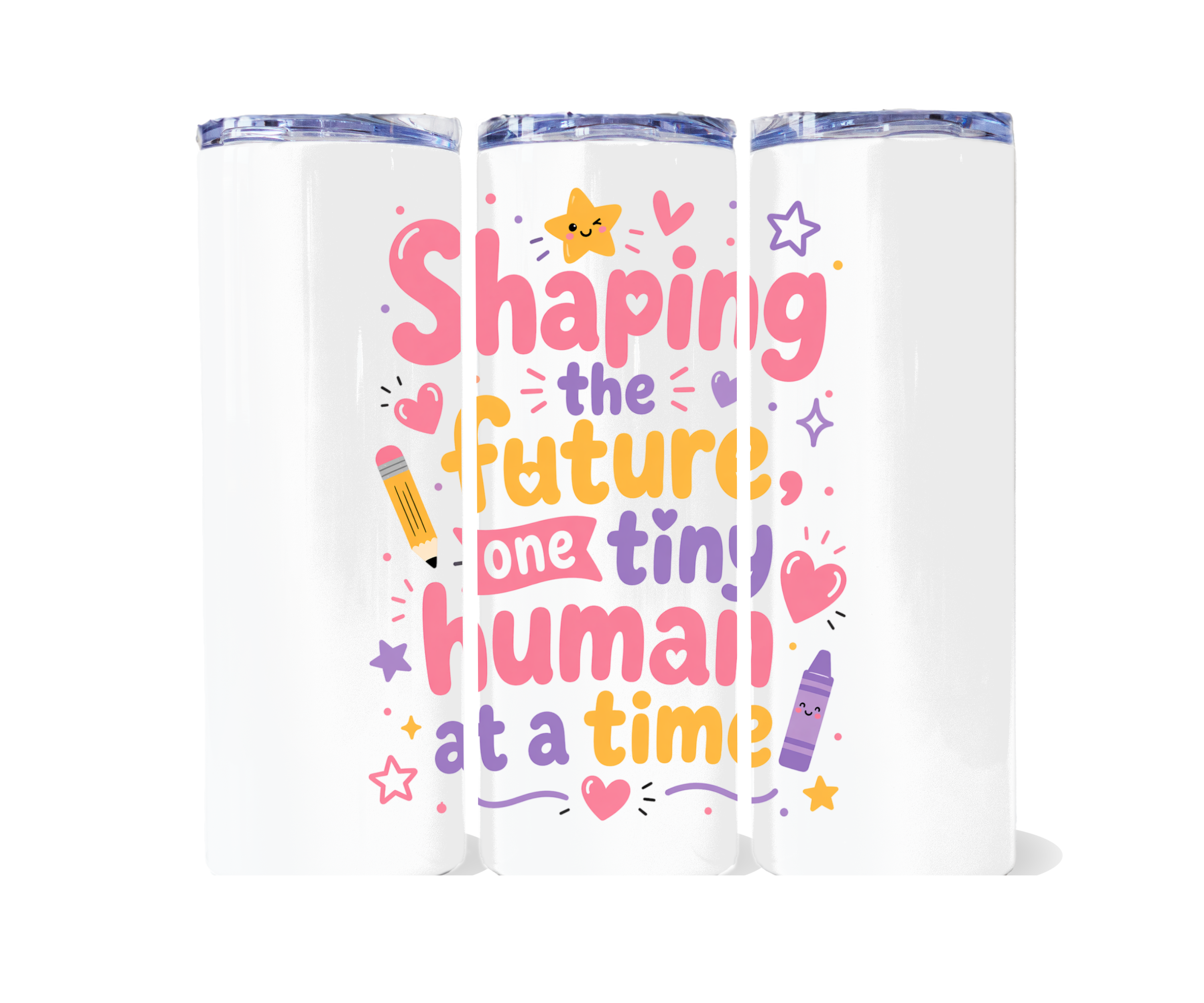 TEACHER TUMBLER -  SHAPING THE FUTURE