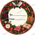 Christmas Chocolate Tub Label – Butcher Traditional To & From