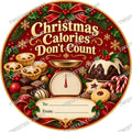 Christmas Chocolate Tub Label – Christmas Calories Don't Count