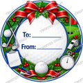 Christmas Chocolate Tub Label – Cricket Coach Traditional To & From