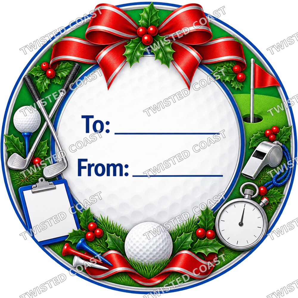 Christmas Chocolate Tub Label – Cricket Coach Traditional To & From
