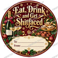 Christmas Chocolate Tub Label – Eat Drink Get Shitfaced