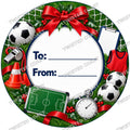 Christmas Chocolate Tub Label – Football Coach Bright To & From