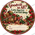 Christmas Chocolate Tub Label – Goodwill to All