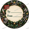 Christmas Chocolate Tub Label – Mechanic Vintage To & From