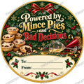 Christmas Chocolate Tub Label – Powered by Mince Pies